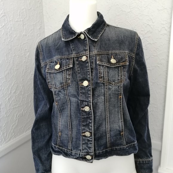 Vintage Tommy Hilfiger Denim Jacket, large jean jacket - Picture 2 of 6